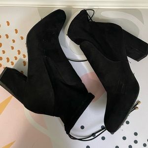 COPY - Black Suede Booties